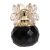 minkissy 1 botella de perfume natural con fragancia de flores dulces, color negro, duradera para mujer, romántica, ligera, segura, aroma premium, larga para niña, regalo